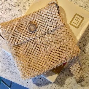 Vintage delicate wood purse